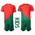 Billige Portugal Børnetøj Hjemmebanetrøje til baby VM 2022 Kortærmet (+ korte bukser)